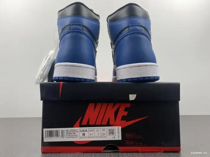 Cheap Kickmax Retro Jordan OG 1 High Air Blue' 'Dark Marina 555088-404 0420